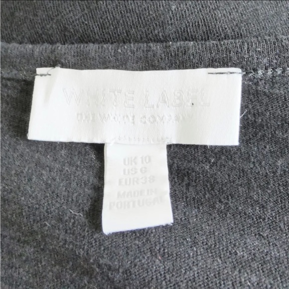 White Label The White Company Black Long Sleeve Cotton Top Amour Embroidered 10 - Picture 5 of 5